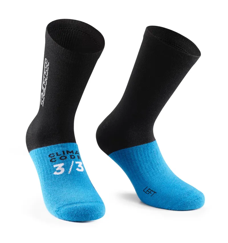 Assos Ultraz Evo 3/3 Socks in Black Series size 35-38