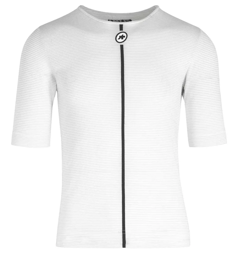 Assos Summer Short Sleeve Skin Layer in Holly White