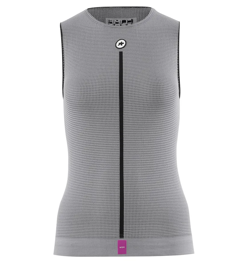 Assos Womens Summer No Sleeve Vest P1 Skin Layer in Grey