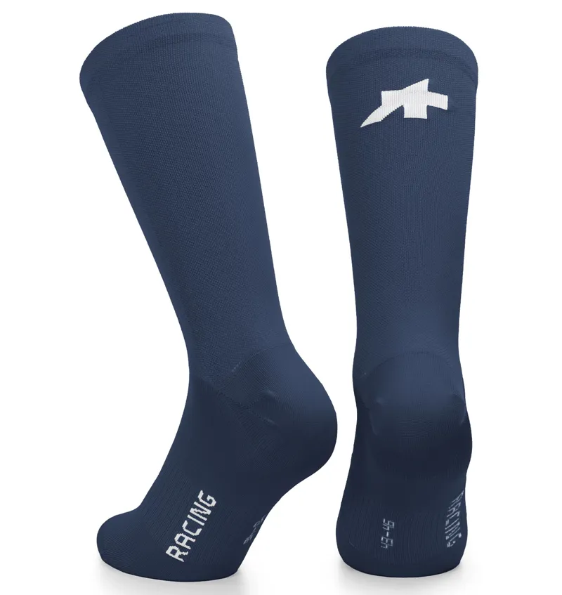 Assos 7inch Racing S11 Socks in Stone Blue-1