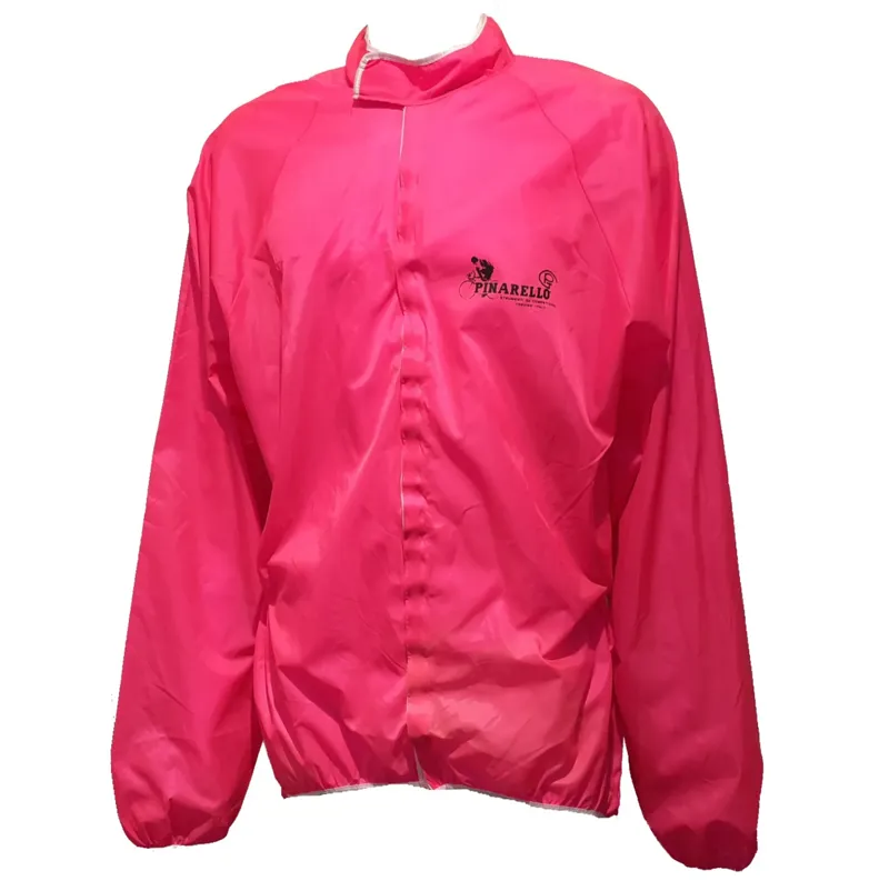 Pinarello Pink Jacket Poncho Size 7 7XL Retro Giro