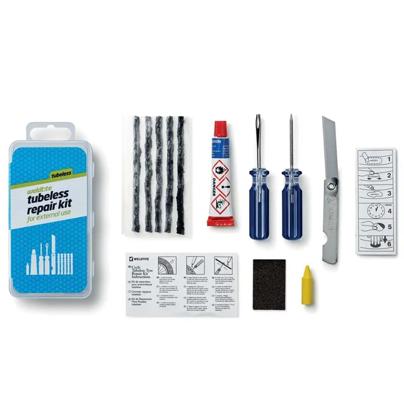 Weldtite 8 Piece Tubeless Repair Kit