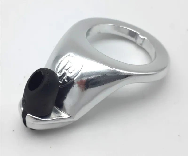 Ritchey Front Headset Brake Cable Stop  1 1/8 slotted 28.6 in Silver NOS