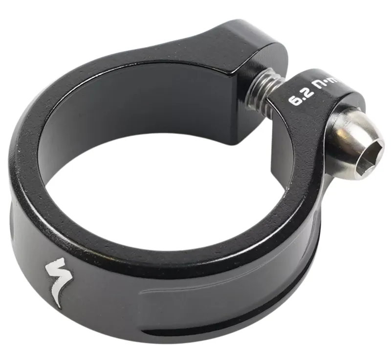 Specialized Aethos or Epic 30.0mm Seat Post Clamp with Titanium Bolt in Black