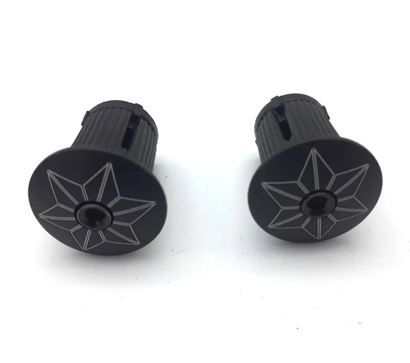 Supacaz OEM Aluminium Road Bar End Plugs in Black