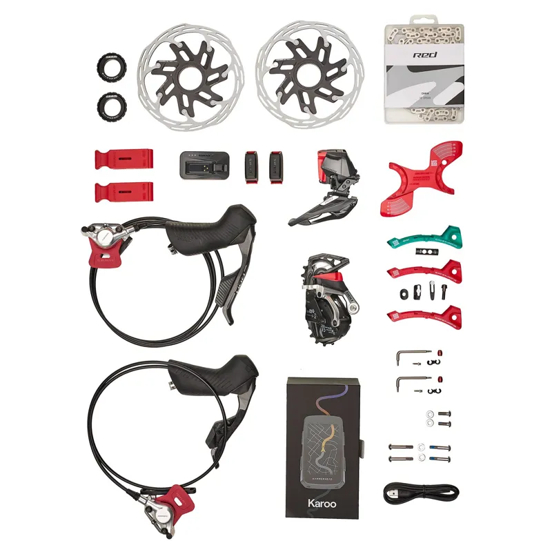 Sram Red Etap Axs 2x E1 Electronic Hydraulic Groupset including Hamerherad Karoo