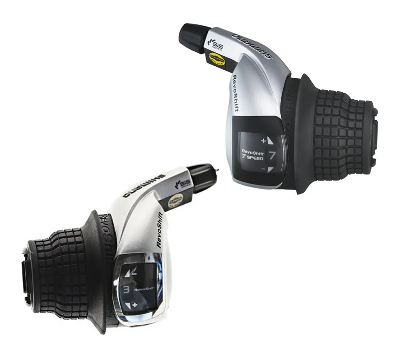 Shimano Tourney RS47 Revoshift 3 x 7 Speed Set in Silver