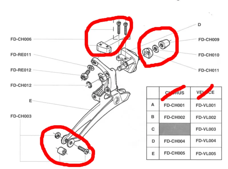 Campagnolo Victory Braze-On Front Derailleur NOS 1985 Parts Missing-5
