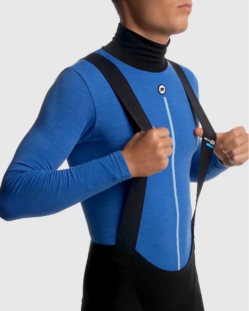 Assos P1 Ultraz Winter Long Sleeve Base Skin Layer in Calypso Blue-5