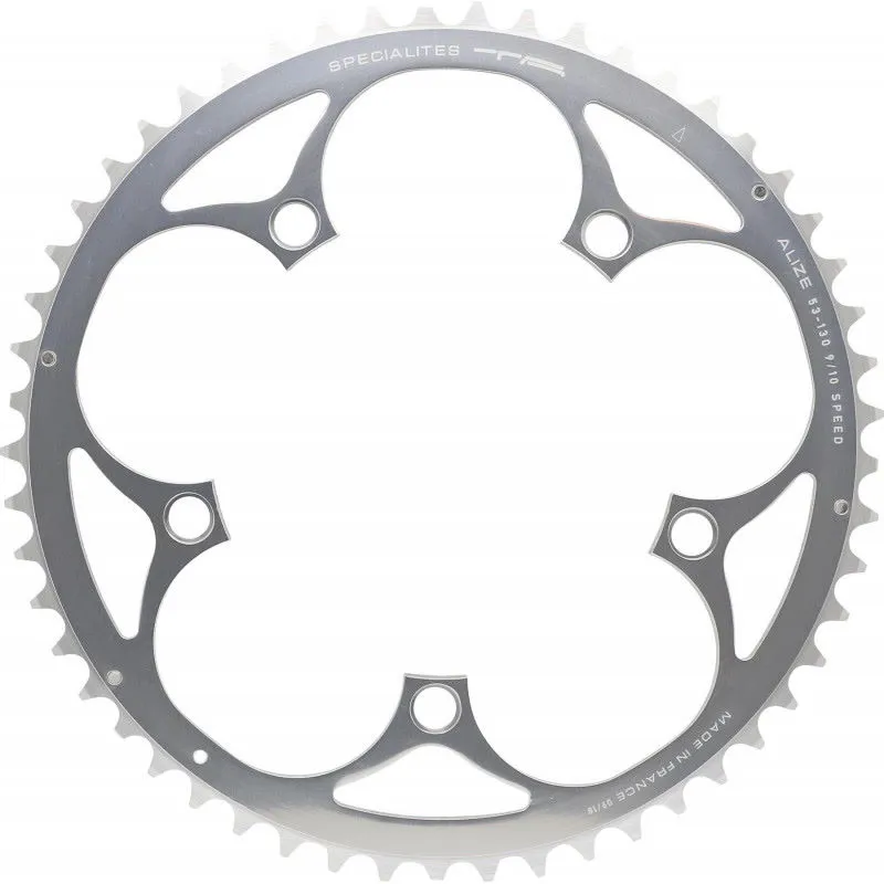 Specialites TA Alize 130 BCD Tooth 49T Chainring in Silver
