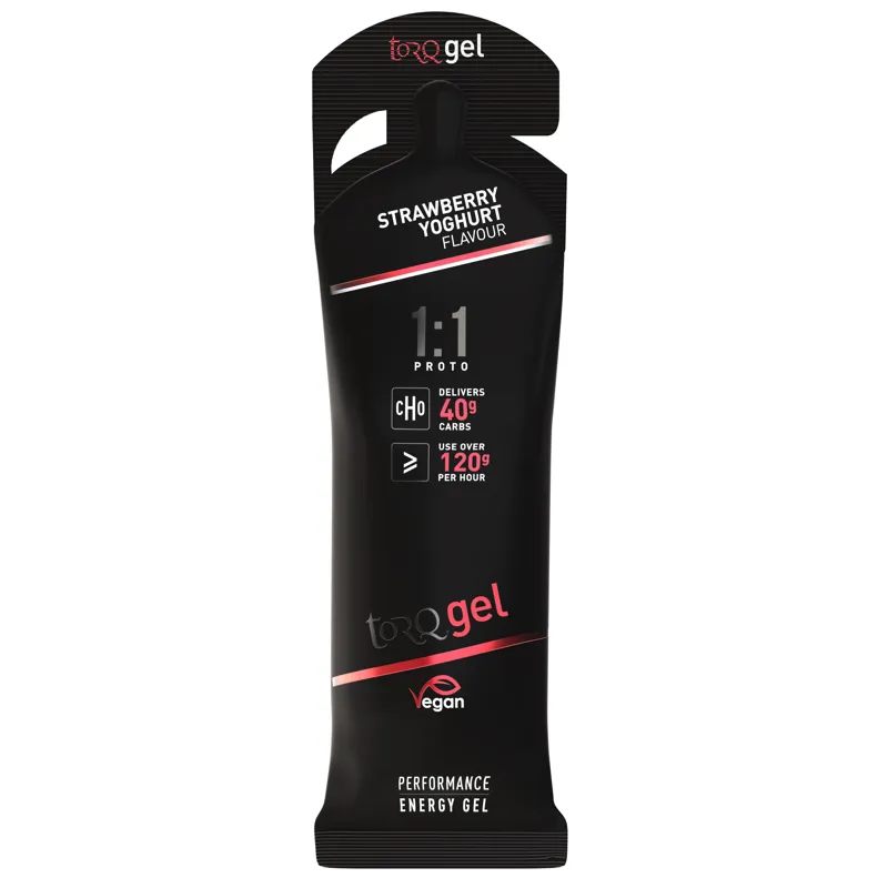 Torq Proto 1:1 Carb Gel in Strawberry Yogurt-1