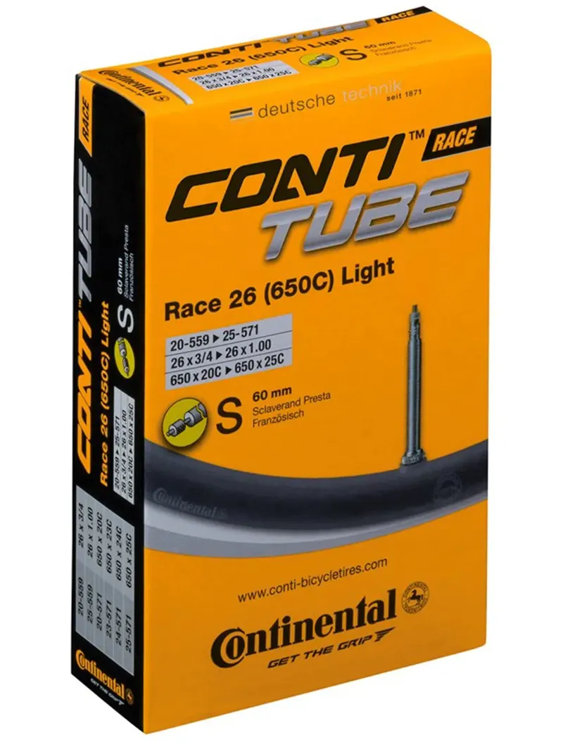 Continental R2 Lightweight 700 x 20-25c Road Bike Inner Tube