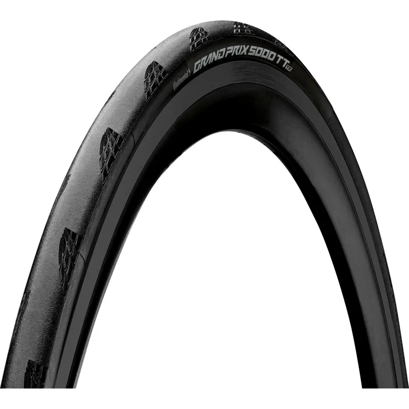 Continental Grand Prix 5000 TT TR Tubeless Ready Time Trial Tyre in Black