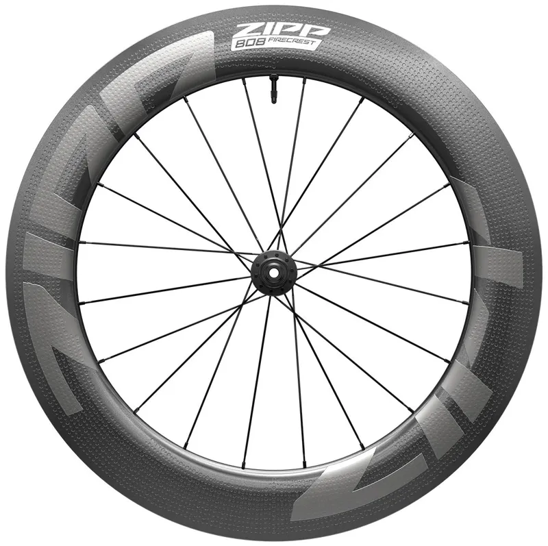Zipp 808 Firecrest Carbon Tubeless Front Wheel with Disc Brake Center Locking