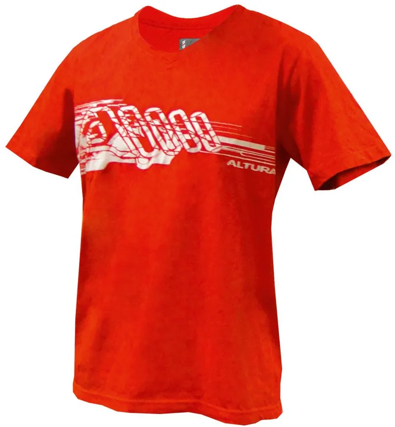 Altura Spark Kids Bamboo Tee in Red