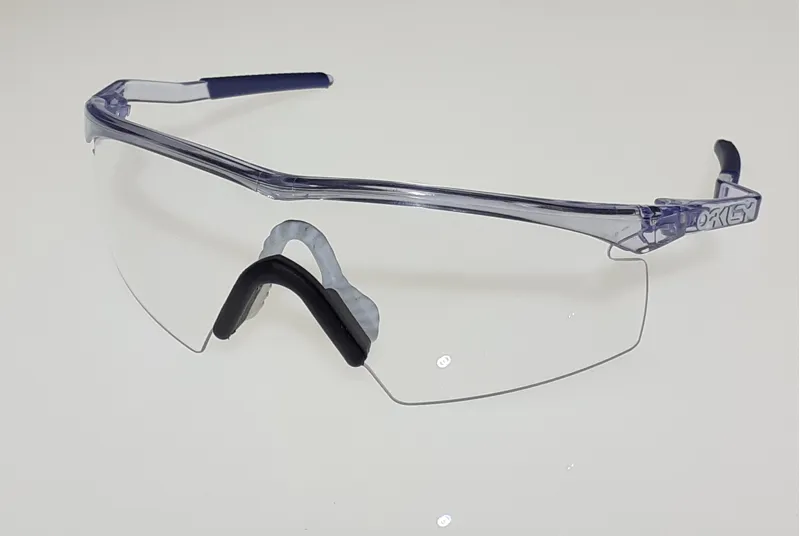 Oakley Classic M Frame Mumbo Style in Crystal Clear Blue Tint With Strike Clear Lens Retro pre1994