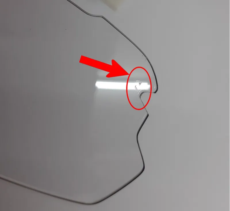 Oakley Radar EV Pitch Replacement Lens Clear Shop Soiled-1