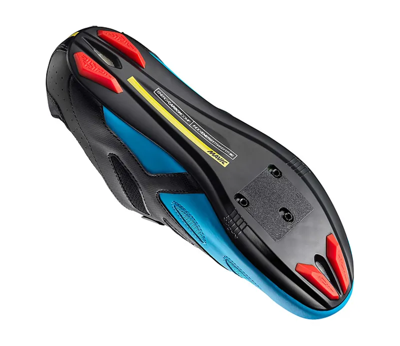 Mavic Cosmic Elite Road Shoe Black/Dresden Blue/Fiery red-2