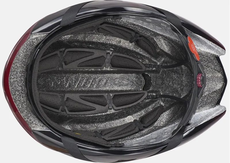 Specialized S-Works Evade Helmet With ANGI and MIPS in Maroon Black-5
