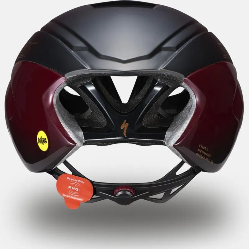 Specialized S-Works Evade Helmet With ANGI and MIPS in Maroon Black-3