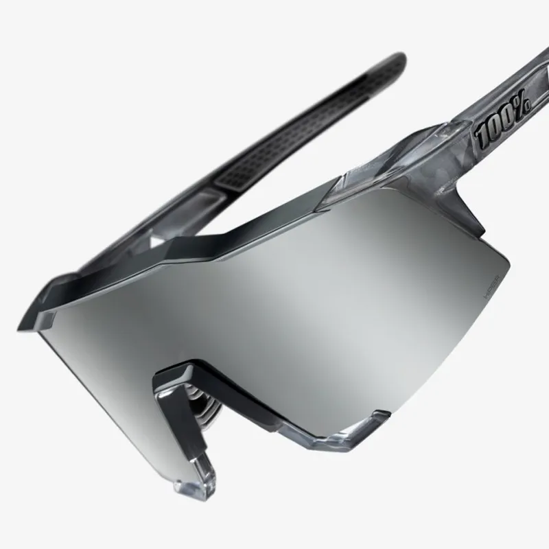 100percent SPEEDCRAFT - Polished Translucent Crystal Grey - HiPER Silv-2