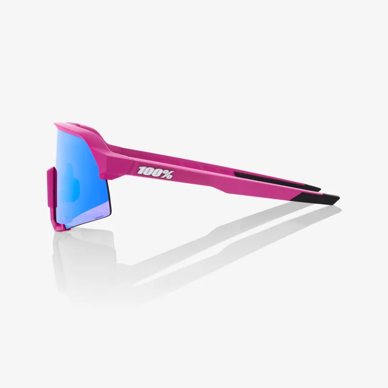 100percent S3 Matte Pink HiPER Blue Multilayer Mirror Lens-2