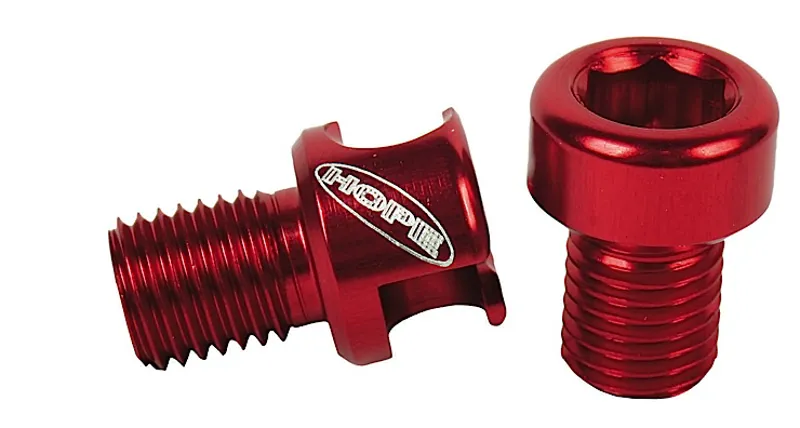 Hope 8mm Brake Hose Guide in Red