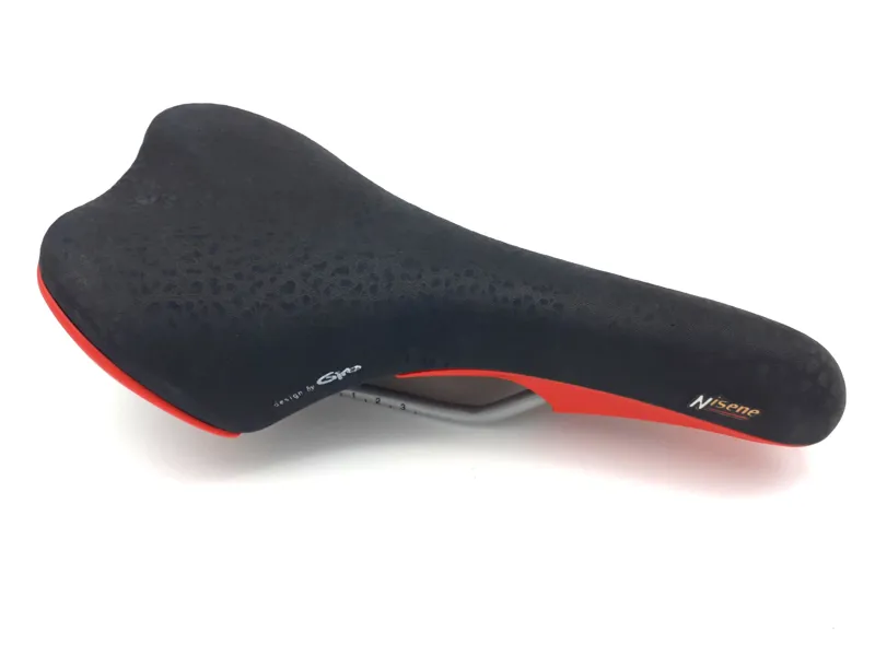 Fizik Nisene Mountainbike CrMo Saddle in Nubuk Black Leather NOS
