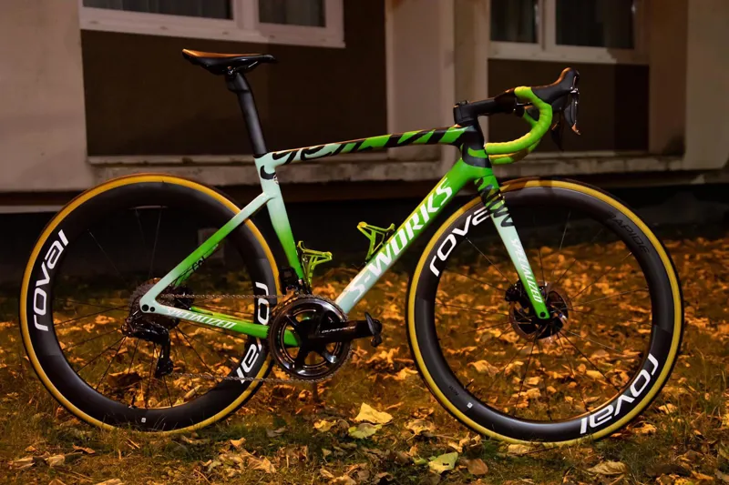 S-Works Tarmac SL7 Frameset - Celebration Tdf Green Jersey -1