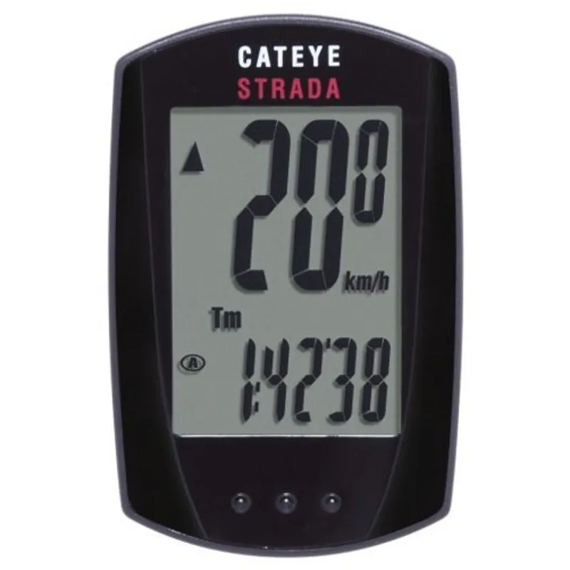 Cateye Strada 8 Function Wired Computer in Black