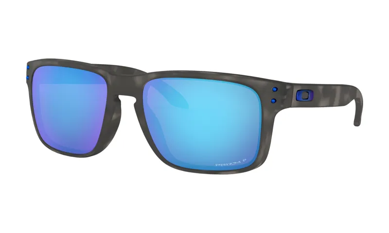 Oakley Holbrook Matte Black Tortoise with Prizm Sapphire Polarized