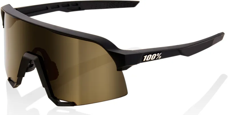 100Percent S3 in Soft Black with Soft Gold Lens