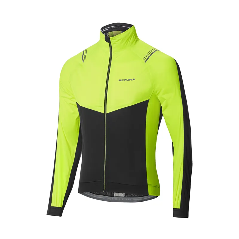 Altura Podium Elite Waterproof Jacket Hi Vis Black/Yellow