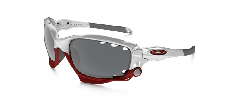 Oakley Racing Jacket Polished White/Black Iridium and VR28 lens