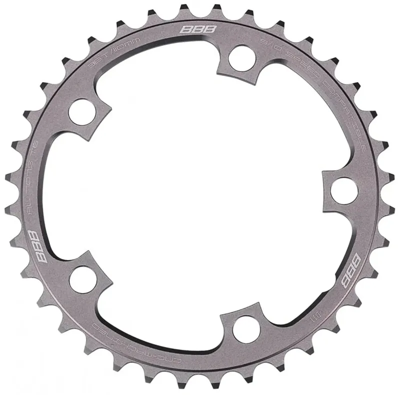 BBB BCR-31 5 Bolt 110 BCD Inner 36t Chainring in Grey