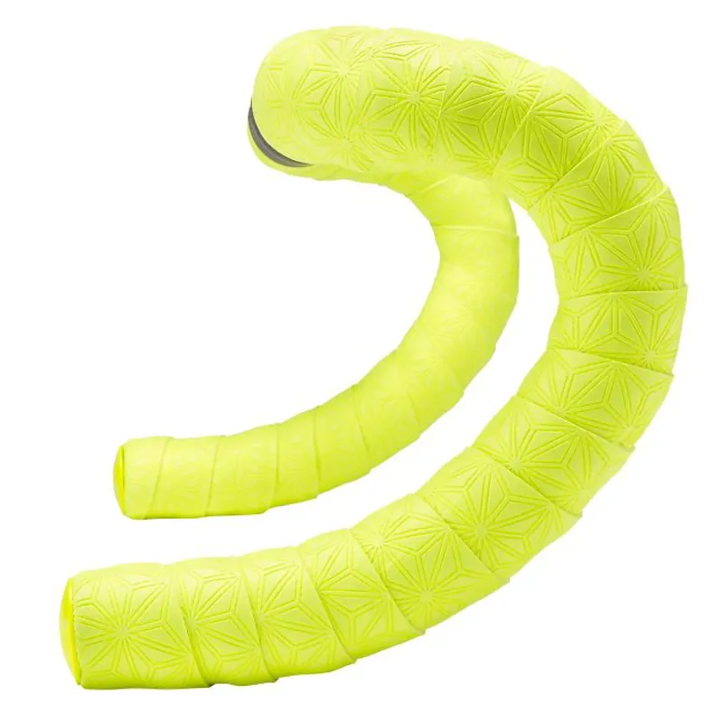 Supacaz Super Sticky Kush TruNeon Bar Tape in Neon Yellow