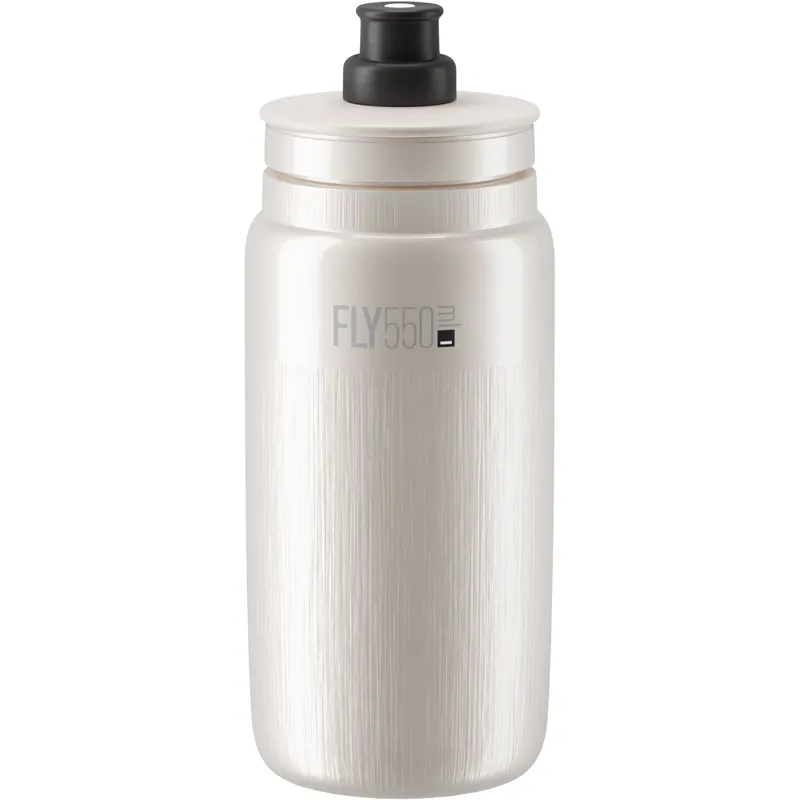 Elite Fly Tex 550ml Water Bottle in Pearl White