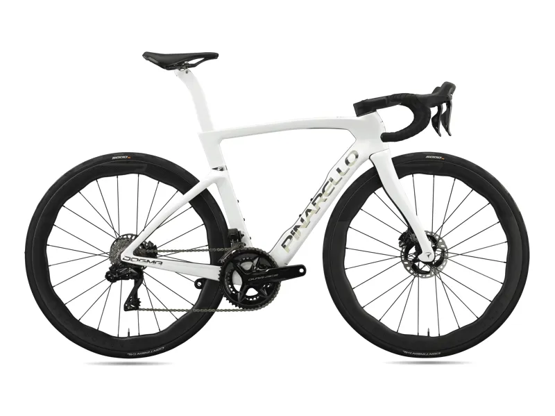 Pinarello Dogma F Disc Frame in G113 Edge Crystal White-6