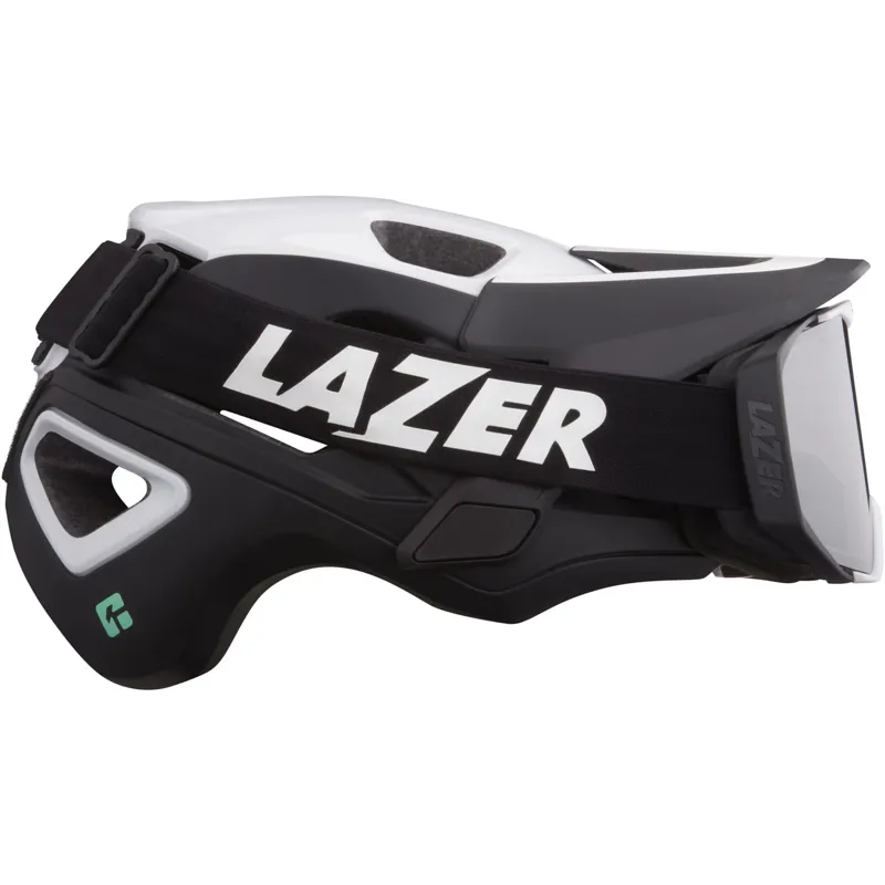 Lazer Jackal KinetiCore Helmet in Matt White/Black-5