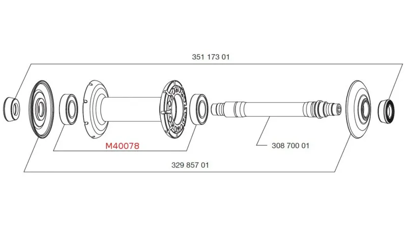 Mavic 6901 Front Hub Bearings-1