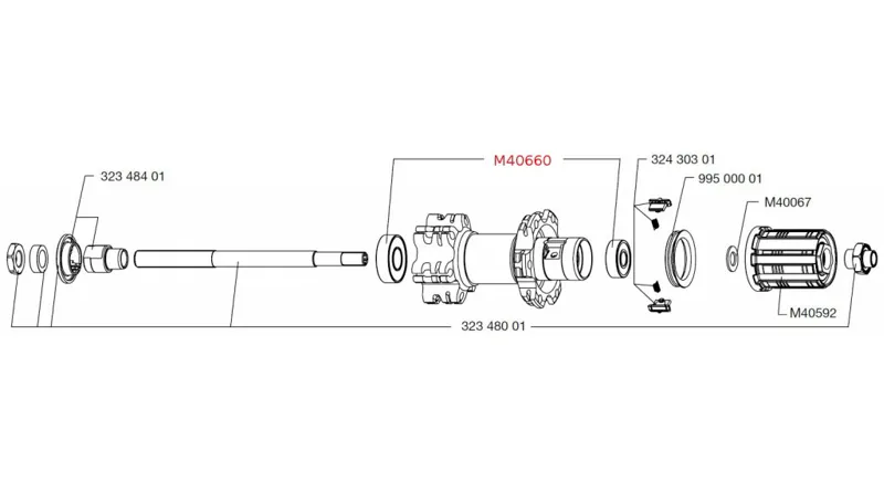 Mavic 608 with 6001 Rear Hub Bearing Kit-1