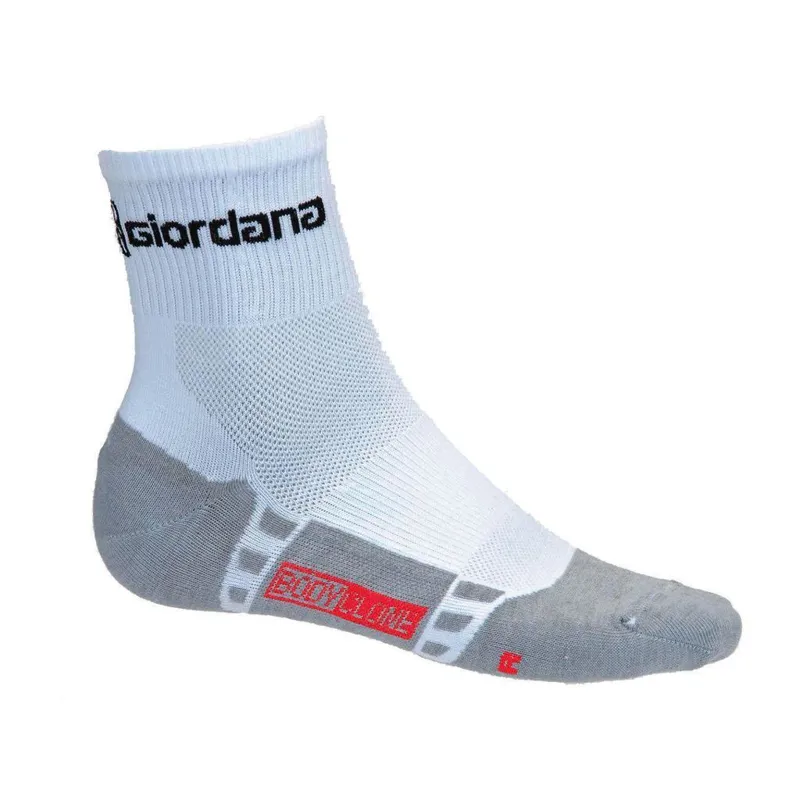 Giordana Body Clone Socks in White Grey