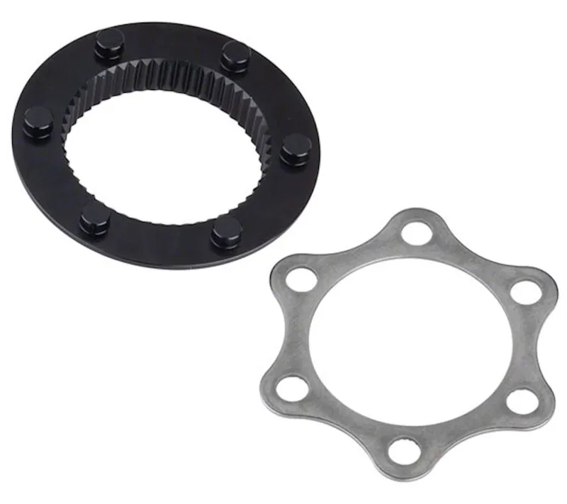 DT Centre-Lock to 6-bolt fitting adapter for MTB and 15 mm Axles Without Lockring