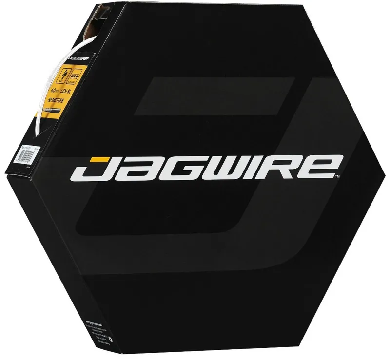 Jagwire LEX-SL Gear Outer 4mm in White in Workshop Box of 50 meters