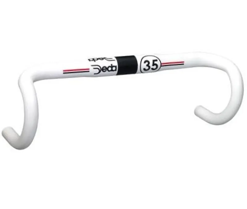 Deda M35 Aluminium Bars in White Size 46cm O-to-O