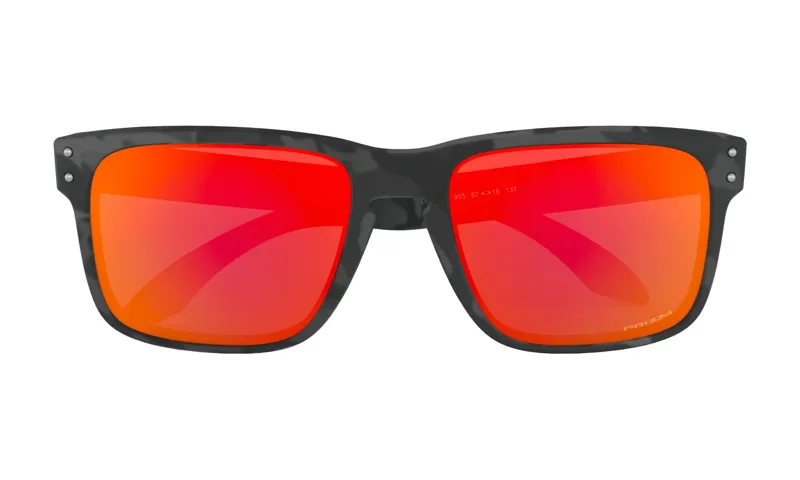Oakley Holbrook OO-9102-E9 In Prizm Ruby Lenses/Black Camo Frame-5