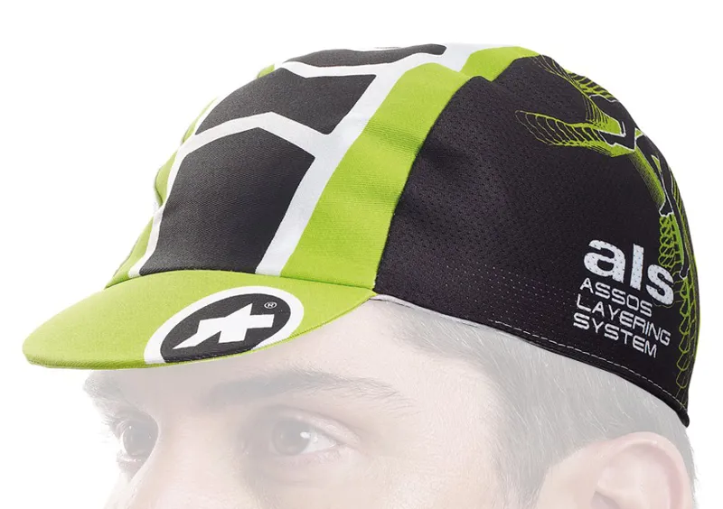 Assos milleCap evo8 in Piton Green