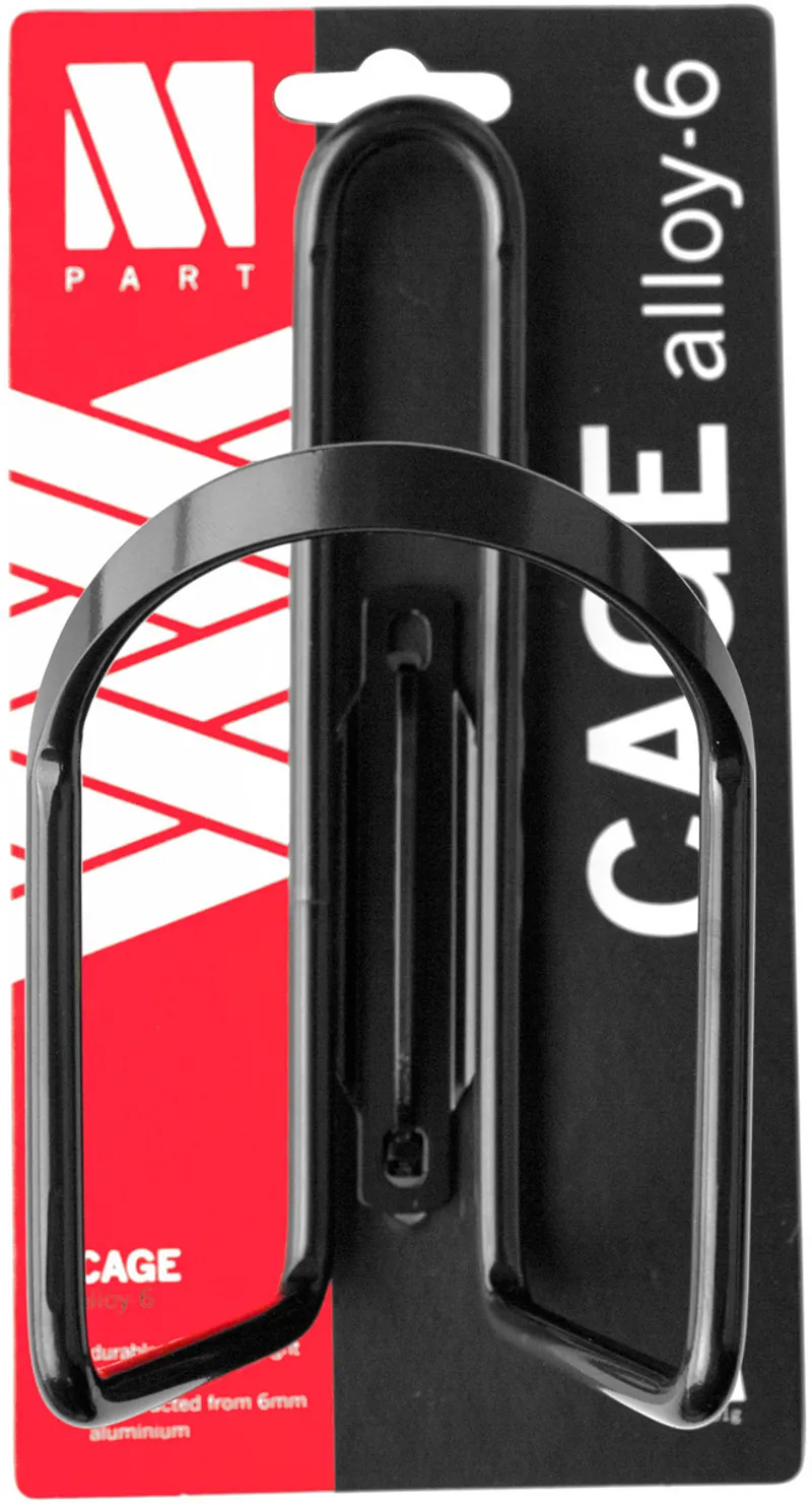 M-Part 6mm Alloy Bottle Cage in Black-1