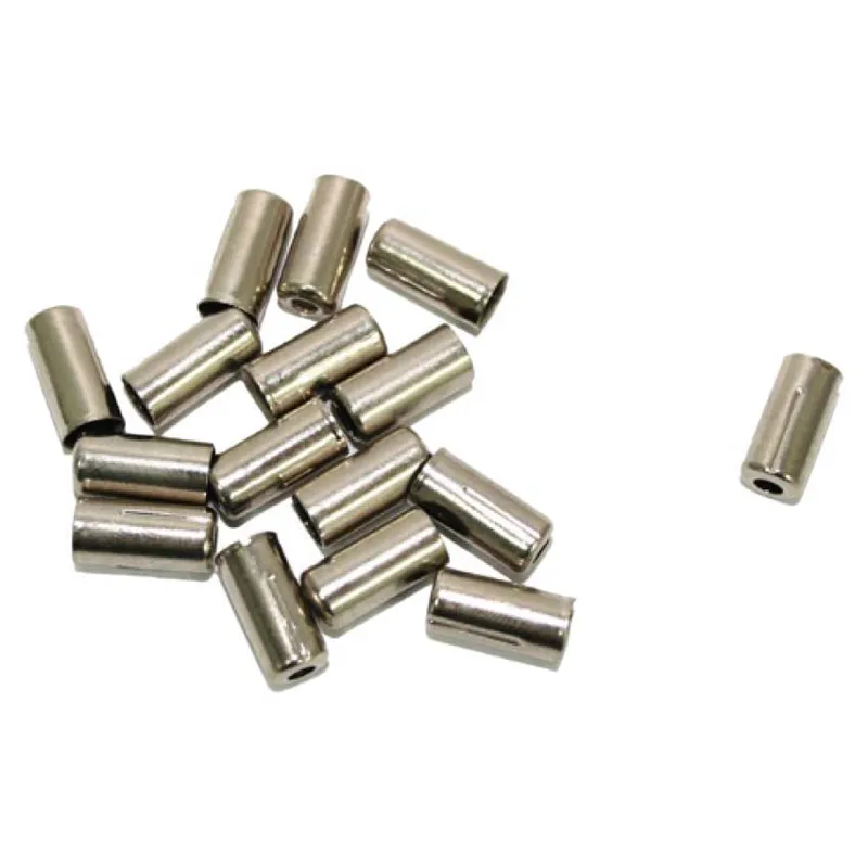 M:Part Brass 5mm Ferrule in Silver x1-1