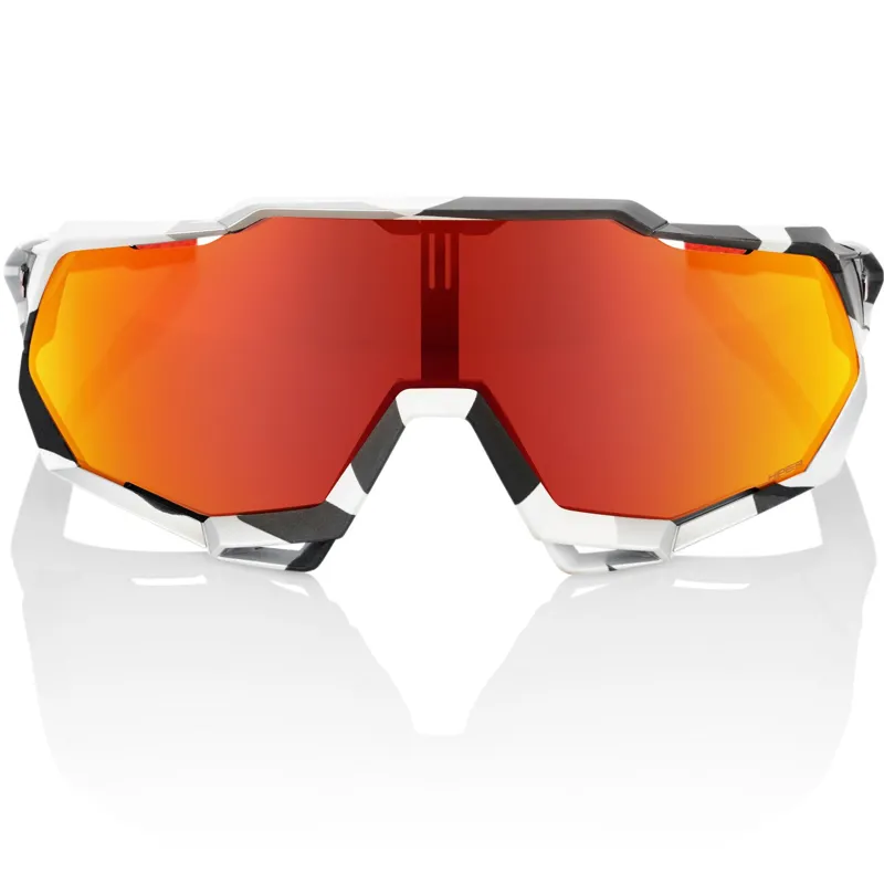 100Percent Speedtrap in Soft Tact Grey Camo with HiPER Red Lens-1